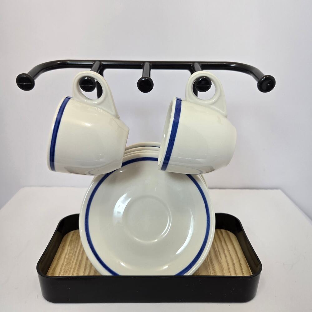 Homer Laughlin demitasse cups and Saucers